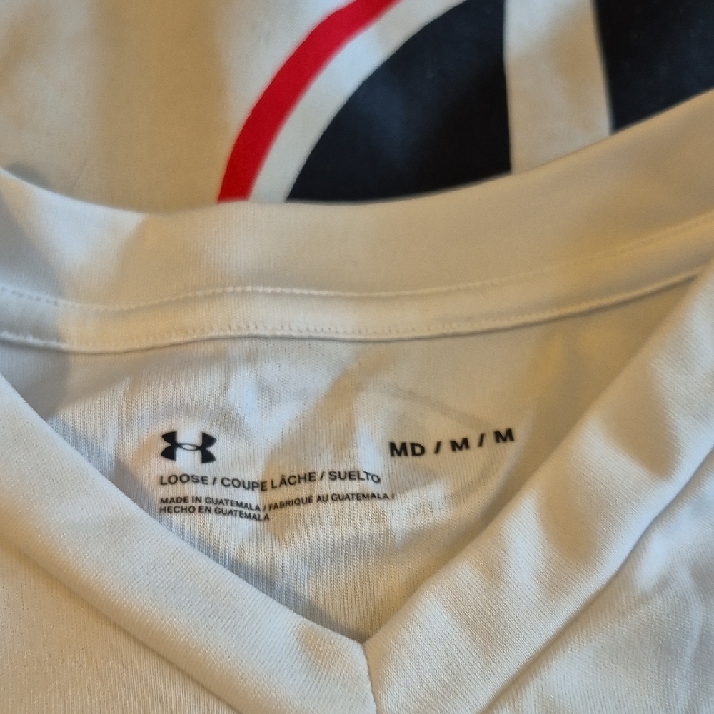 Under Armour Men's Athletic Shorts in Light Blue and White - Picture 5 of 5